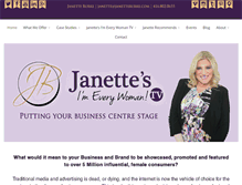 Tablet Screenshot of janetteburke.com